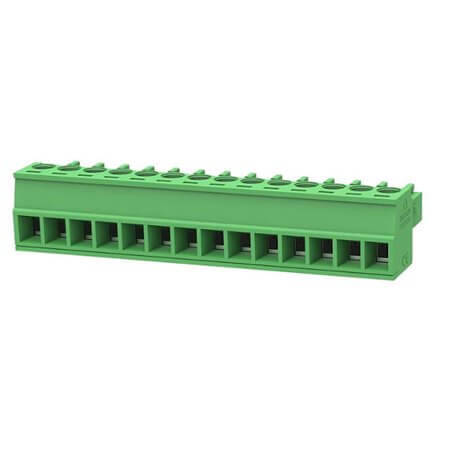 15EDGK-3.81-14P-14-00AH TERM.BLK.3.81MM 14P FEMALE GREEN - 1