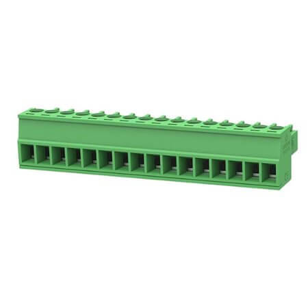 15EDGK-3.81-16P-14-00AH TERM.BLK.3.81MM 16P FEMALE GREEN - 1