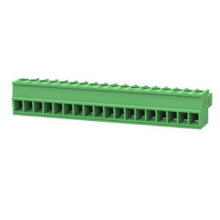 15EDGK-3.81-18P-14-00AH TERM.BLK.3.81MM 18P FEMALE GREEN - 1