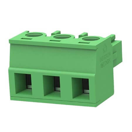 15EDGK-5.08-03P-14-00AH TERM.BLK.5.08MM 3P FEMALE GREEN - 1