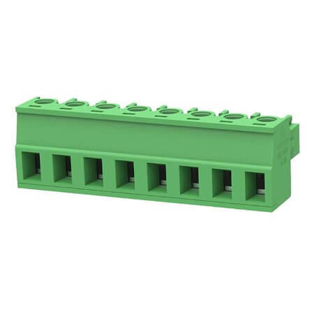 15EDGK-5.08-08P-14-00AH TERM.BLK.5.08MM 8P FEMALE GREEN - 1