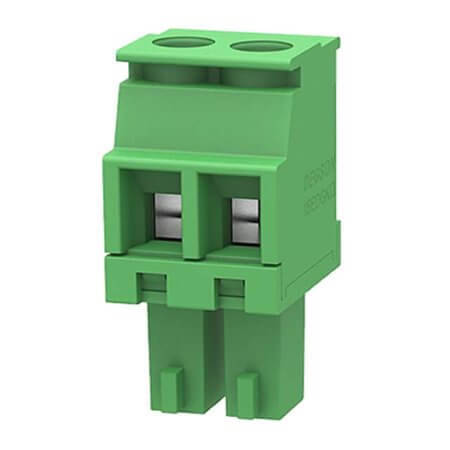 15EDGKA-3.5-02P-14-100AH TERM.BLK.3.50MM 2P 90C FEMALE GREEN - 1