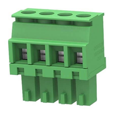 15EDGKA-3.5-04P-14-100AH TERM.BLK.3.50MM 4P 90C FEMALE GREEN - 1