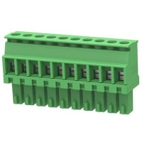 15EDGKA-3.5-10P-14-100AH TERM.BLK.3.50MM 10P 90C FEMALE GREEN - 1