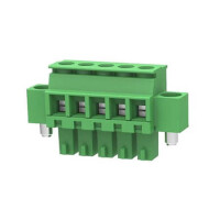 15EDGKAM-3.5-05P-14-100A TERM.BLK.3.50MM 5P 180C FEMALE GREEN - 1