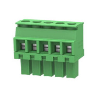 15EDGKB-3.5-05P-14-122AH TERM.BLK.3.5MM 5P FEMALE GREEN DEGSON - 1