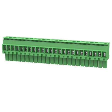 15EDGKB-3.5-21P-14-131AH TERM.BLK.3.5MM 21P FEMALE GREEN DEGSON - 1