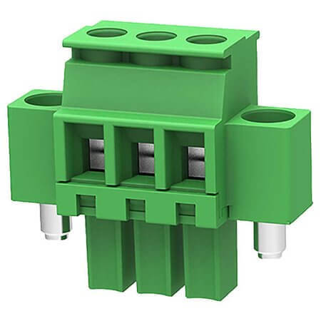 15EDGKBM-3.81-03P-14-100 TERM.BLK.3.81MM 3P 180C FEMALE GREEN - 1