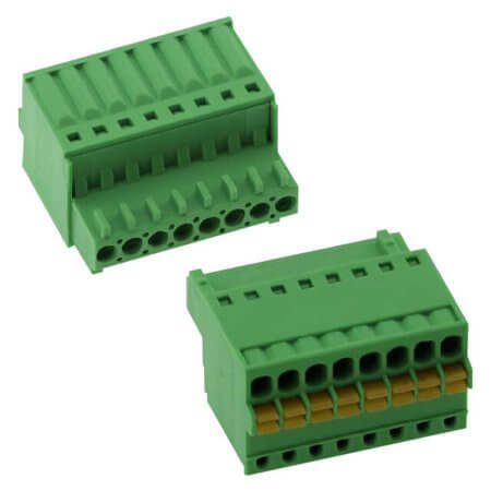 15EDGKD-2.5-08P-14-00AH TERM.BLK.2.50MM 8P FEMALE GREEN - 1