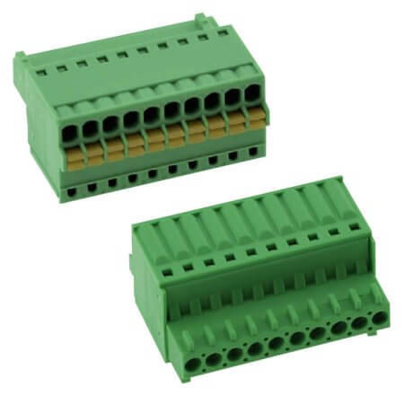 15EDGKD-2.5-10P-14-00AH TERM.BLK.2.50MM 10P FEMALE GREEN - 1