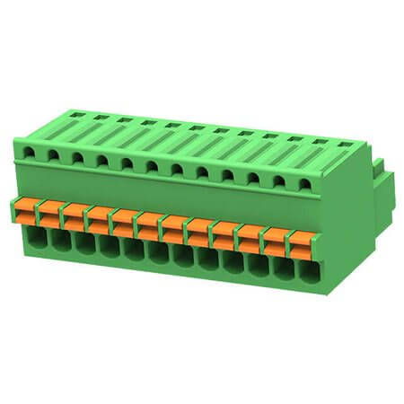 15EDGKD-2.5-12P-14-00AH TERM.BLK.2.50MM 12P FEMALE GREEN - 1