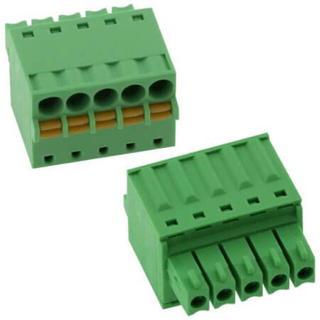 15EDGKD-3.5-05P-14-00AH TERM.BLK.3.50MM 5P FEMALE GREEN - 1