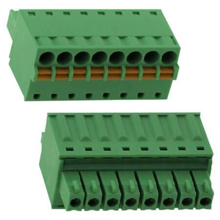 15EDGKD-3.5-08P-14-00SH TERM.BLK.3.50MM 8P FEMALE GREEN GAOSONG - 1