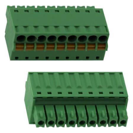 15EDGKD-3.5-09P-14-00AH TERM.BLK.3.50MM 9P FEMALE GREEN - 1