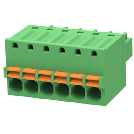 15EDGKD-3.81-06P-14-00AH TERM.BLK.3.81MM 6P FEMALE GREEN - 1