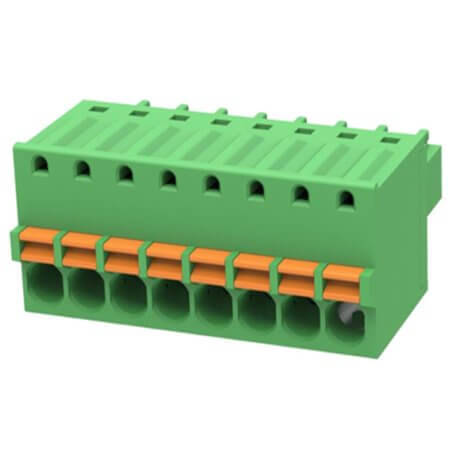 15EDGKD-3.81-08P-14-00AH TERM.BLK.3.81MM 8P FEMALE GREEN - 1