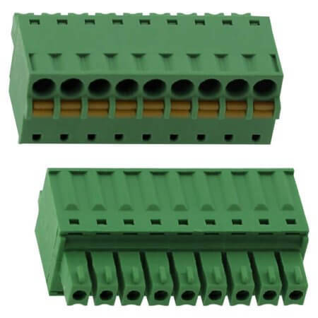 15EDGKD-3.81-09P-14-00SH TERM.BLK.3.81MM 9P FEMALE GREEN GAOSONG - 1