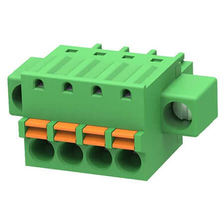 15EDGKDM-3.81-04P-14-00A TERM.BLK 3.81MM 4P FEMALE GREEN PUSH - 1