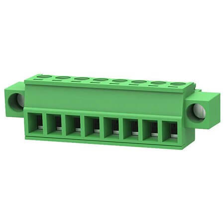15EDGKM-3.81-08P-14-00AH TERM.BLK.3.81MM 8P FEMALE GREEN - 1