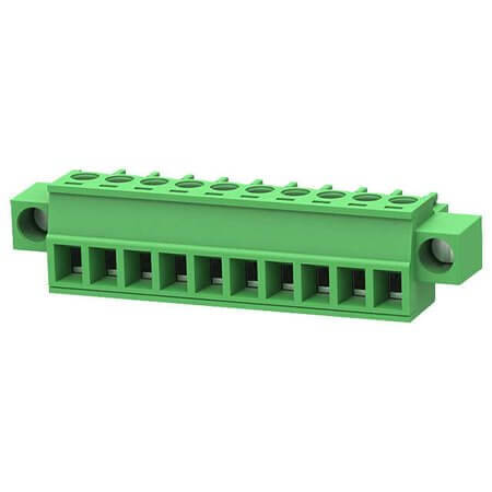 15EDGKM-3.81-10P-14-00AH TERM.BLK.3.81MM 10P FEMALE GREEN - 1