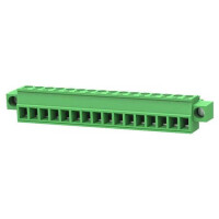 15EDGKM-3.81-16P-14-00AH TERM.BLK.3.81MM 16P FEMALE GREEN - 1