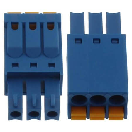 15EDGKN-3.5-03P-12-00SH TERM.BLK.3.50MM 3P FEMALE BLUE PUSH - 1