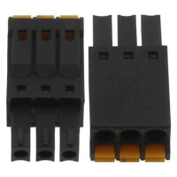 15EDGKN-3.5-03P-13-00SH TERM.BLK.3.50MM 3P FEMALE BLACK PUSH - 1