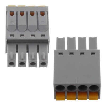15EDGKN-3.5-04P-11-00SH TERM.BLK.3.50MM 4P FEMALE GRAY PUSH - 1