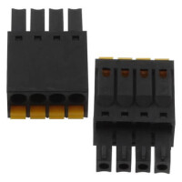 15EDGKN-3.5-04P-13-00SH TERM.BLK.3.50MM 4P FEMALE BLACK PUSH - 1