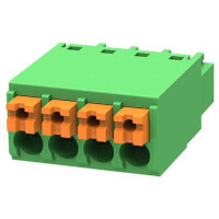 15EDGKN-3.5-04P-14-00AH TERM.BLK.3.50MM 4P FEMALE GREEN PUSH - 1
