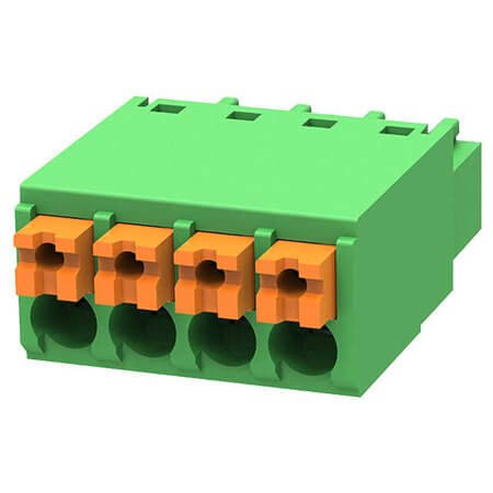 15EDGKN-3.5-04P-14-00AH TERM.BLK.3.50MM 4P FEMALE GREEN PUSH - 1