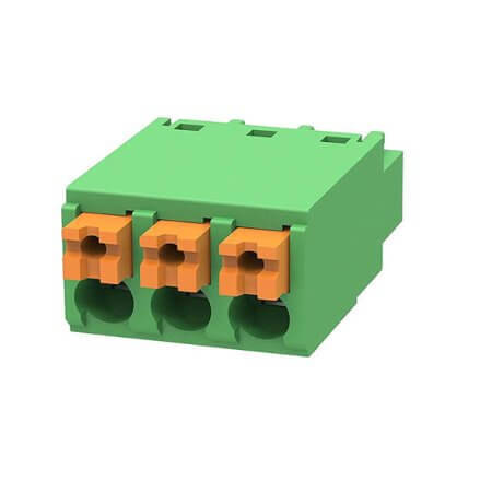 15EDGKN-3.81-03P-14-1000 TERM.BLK.3.81MM 3P FEMALE GREEN CLOSED - 1
