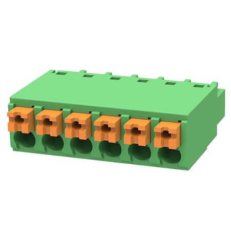 15EDGKN-3.81-06P-14-1000 TERM.BLK.3.81MM 6P FEMALE GREEN CLOSED - 1