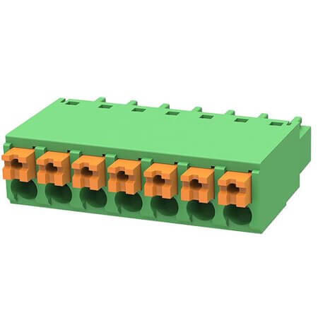 15EDGKN-3.81-07P-14-1000 TERM.BLK.3.81MM 7P FEMALE GREEN CLOSED - 1
