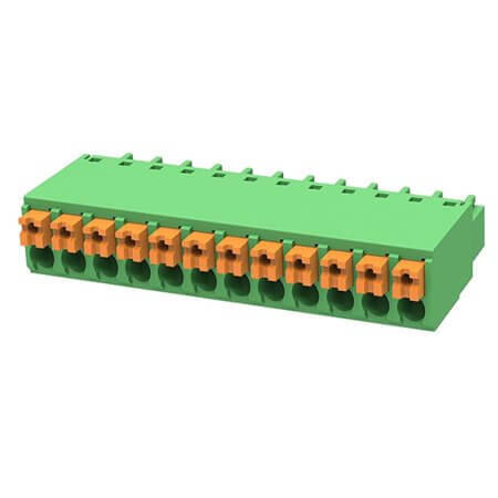 15EDGKN-3.81-12P-14-1000 TERM.BLK.3.81MM 12P FEMALE GREEN CLOSED - 1