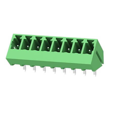 15EDGLC-3.5-08P-14-00AH TERM.BLK.3.50MM 8P 45C MALE GREEN CLOSED - 1