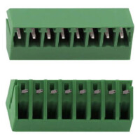 15EDGLC-3.81-08P-14-00AH TERM.BLK.3.81MM 8P 45C MALE GREEN - 1