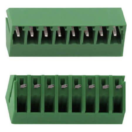 15EDGLC-3.81-08P-14-00AH TERM.BLK.3.81MM 8P 45C MALE GREEN - 1
