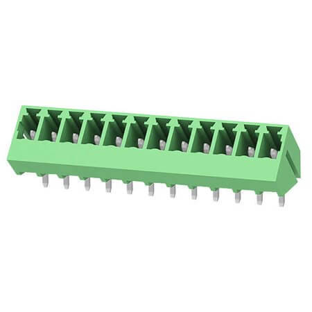 15EDGLC-3.81-12P-14-00AH TERM.BLK.3.81MM 12P 45C MALE GREEN - 1