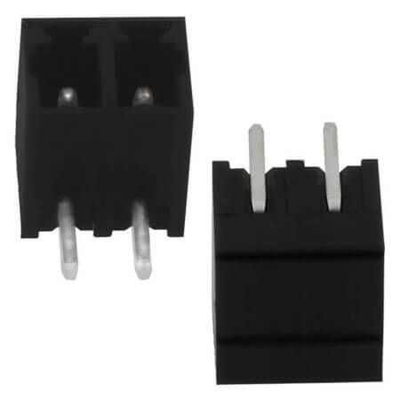 15EDGRC-3.81-02P-13-00AH TERM.BLK.3.81MM 2P 90C MALE BLACK CLOSED - 1