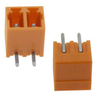 15EDGRC-3.81-02P-15-00AH TERM.BLK.3.81MM 2P 90C MALE ORANGE CLOSED - 1