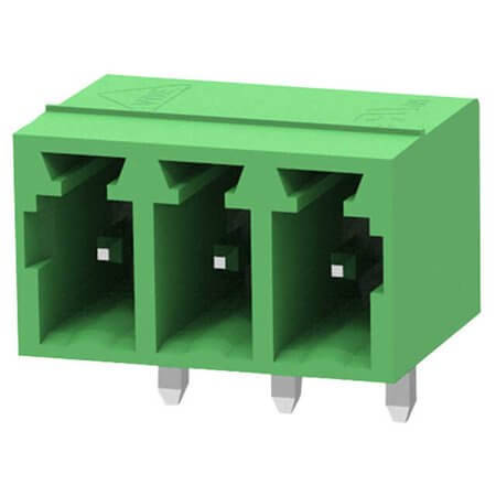 15EDGRC-3.81-03P-14-00AH TERM.BLK.3.81MM 3P 90C MALE GREEN CLOSED - 1