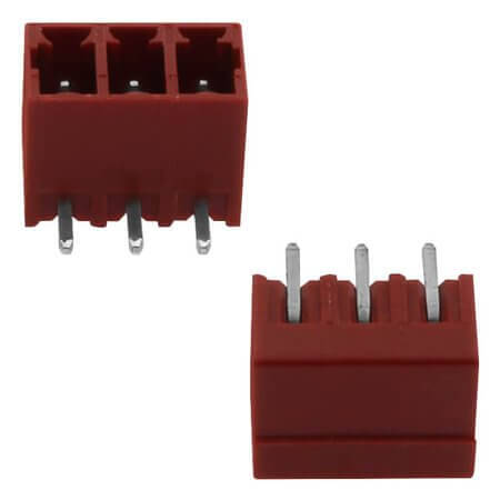 15EDGRC-3.81-03P-16-00SH TERM.BLK.3.81MM 3P 90C MALE RED CLOSED GAOSONG - 1