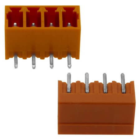 15EDGRC-3.81-04P-15-00AH TERM.BLK.3.81MM 4P 90C MALE ORANGE CLOSED - 1