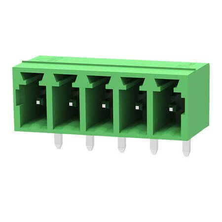 15EDGRC-3.81-05P-14-00AH TERM.BLK.3.81MM 5P 90C MALE GREEN CLOSED - 1