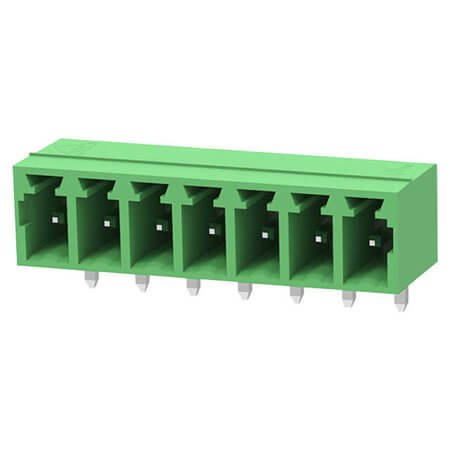 15EDGRC-3.81-07P-14-00AH TERM.BLK.3.81MM 7P 90C MALE GREEN CLOSED - 1