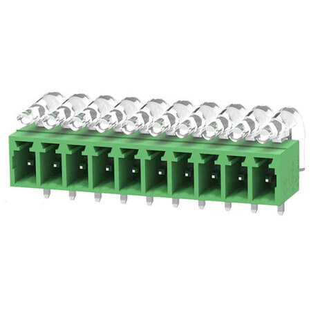 15EDGRC-LD-3.81-10P-14-0 TERM.BLK.3.81MM 10P MALE WITH LED GREEN - 1