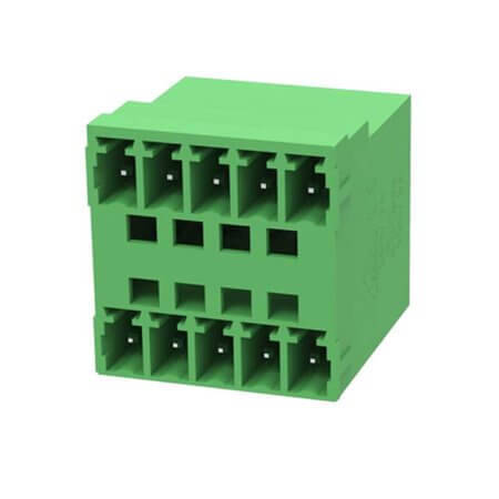 15EDGRH-3.5-10P-14-00AH TERM.BLK.3.50MM 10P MALE GREEN - 1