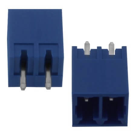 15EDGVC-3.5-02P-12-00SH TERM.BLK.3.50MM 2P 180C MALE BLUE CLOSED GAOSONG - 1