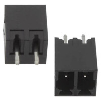 15EDGVC-3.5-02P-13-00AH TERM.BLK.3.50MM 2P 180C MALE BLACK CLOSED - 1